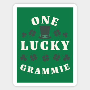 One Lucky Grammie St Patricks Day Magnet